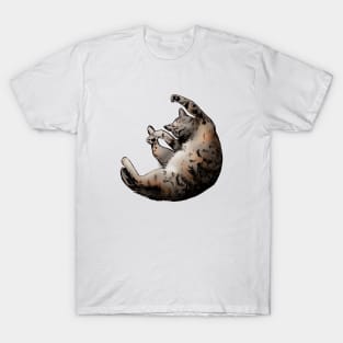 Stretching Kitty T-Shirt